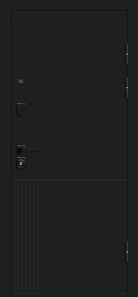 Дверь Optim Z-2 Нео Муар черный/Белый BR6179